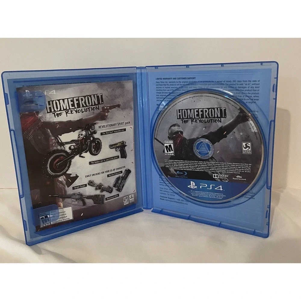 PS4 Homefront The Revolution‎ PlayStation 4 Game 2016
